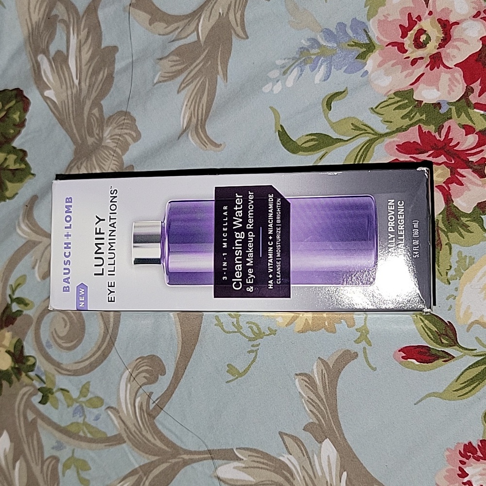 Bausch And Lomb Lumify Micellar Cleansing Water Makeup Remover Solution
